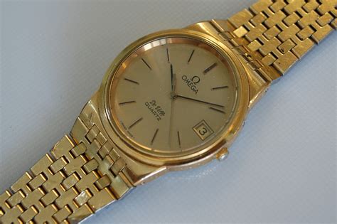 fake omega quartz watches|omega de ville quartz watch.